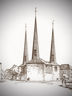 Christuskirche Skizze